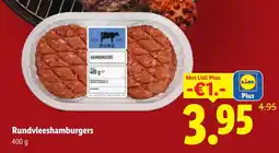 Lidl Rundvleeshamburgers aanbieding