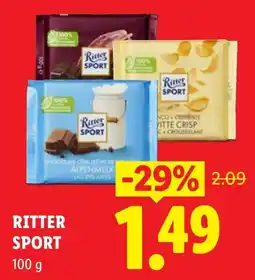 Lidl Ritter sport aanbieding
