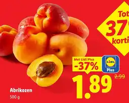 Lidl Abrikozen aanbieding