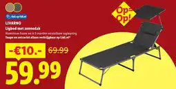 Lidl Livarno Ligbed met zonnedak aanbieding