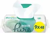 Bol.com Pampers Aqua Pure Billendoekjes - 432 doekjes aanbieding