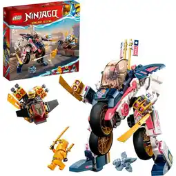 Bol.com LEGO NINJAGO Sora’s Transformerende Mecharacemotor 2in1 Set - 71792 aanbieding