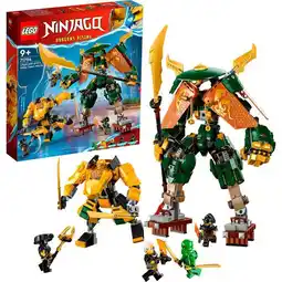 Bol.com LEGO NINJAGO Lloyd en Arins Ninjateammecha met 2 Figuren - 71794 aanbieding