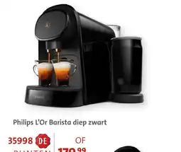 Bruna Philips L'Or Barista diep zwart aanbieding