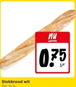 Jumbo Stokbrood wit aanbieding