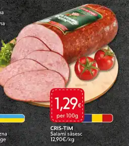 Food Plus Cris-tim salami aanbieding