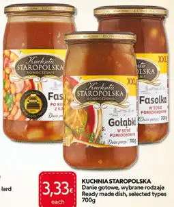 Food Plus Kuchnia staropolska ready made dish aanbieding