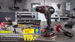 Lidl Parkside Performance Accu-klopboormachine set 20 V aanbieding