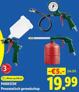 Lidl Parkside Pneumatisch gereedschap aanbieding