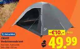 Lidl Crivit Verduisterende tent aanbieding