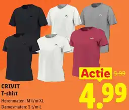 Lidl Crivit T-shirt aanbieding
