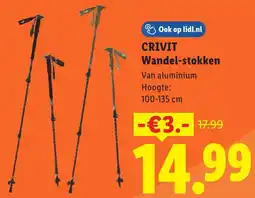 Lidl Crivit Wandel-stokken aanbieding