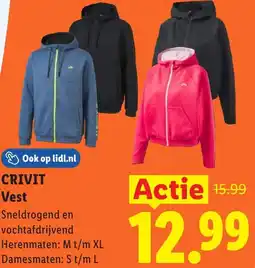 Lidl Crivit Vest aanbieding