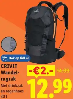 Lidl Crivit Wandelrugzak aanbieding