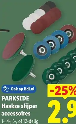 Lidl Parkside Haakse slijper accessoires aanbieding