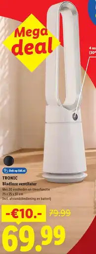 Lidl Tronic Bladloze ventilator aanbieding