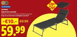 Lidl Livarno Ligbed met zonnedak aanbieding