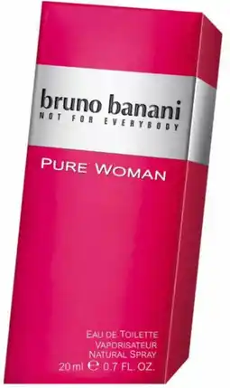 Bol.com Bruno Banani Pure Woman By Bruno Banani Eau De Toilette Spray 20 ml aanbieding