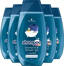 Bol.com Schwarzkopf Boys Bosbes Shampoo 5x 250ml aanbieding