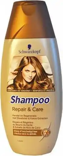 Bol.com Schwarzkopf Shampoo Repair & Care 250 ml aanbieding