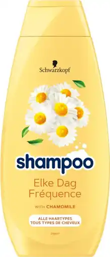 Bol.com Schwarzkopf - Shampoo - Elke dag - Kamille - Alle types haar - 400 ml - 1 stuk aanbieding