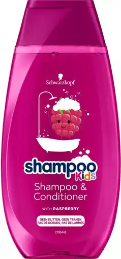 Bol.com Schwarzkopf - Kids Shampoo & Conditioner - Raspberry - 250ml aanbieding