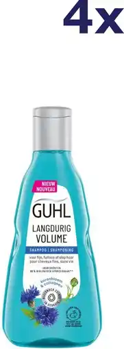 Bol.com Guhl Shampoo Langdurig Volume - 4 x 250 ml aanbieding