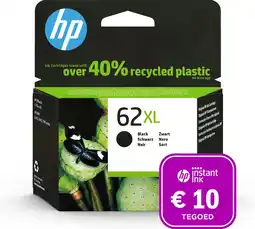 Bol.com HP 62XL - Inktcartridge - Origineel - Hoge capaciteit - Zwart + Instant Ink tegoed aanbieding