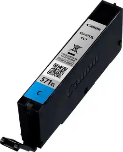 Bol.com Canon CLI-571XL - Inktcartridge / Cyaan / Hoge Capaciteit aanbieding