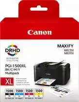 Bol.com Canon PGI-1500XL - Inktcartridge / Zwart / Cyaan / Magenta / Geel / Hoge Capaciteit aanbieding