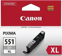 Bol.com Canon CLI-551XL - Inktcartridge / Grijs / Hoge Capaciteit aanbieding