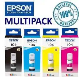 Bol.com EPSON 104 ECOTANK MULTIPACK Zwart Cyaan Magenta Geel aanbieding