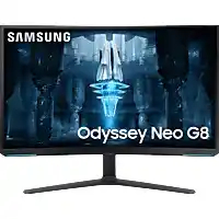 Bol.com Samsung Odyssey Neo G8 S32BG850NP - 4K VA Curved 240Hz Gaming Monitor - 32 Inch aanbieding