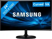 Bol.com Samsung LS24C364EAUXEN - Curved Full HD Monitor - 75hz - FreeSync - 24 inch aanbieding