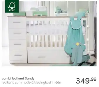 Baby & Tiener combi ledikant Sandy aanbieding