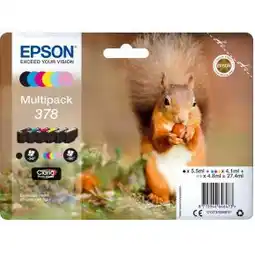 Bol.com Compatible Ink Cartridge Epson 378 Multicolour aanbieding