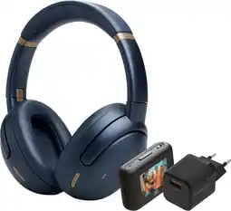Coolblue JBL Tour One M3 Smart Blauw TX + BlueBuilt Quick Charge Oplader aanbieding