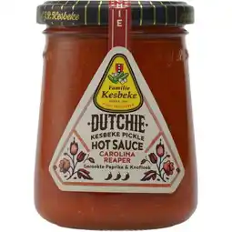 Albert Heijn Kesbeke Dutchie hotsaus Carolina reaper aanbieding