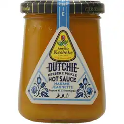 Albert Heijn Kesbeke Dutchie hotsaus madam Jeanet aanbieding