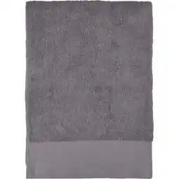 Albert Heijn Walra Badlaken remade cotton antraciet aanbieding