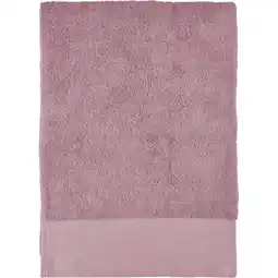 Albert Heijn Walra Badlaken remade cotton poeder roze aanbieding