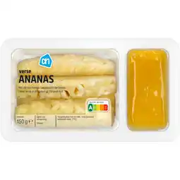Albert Heijn AH Ananas met dip aanbieding