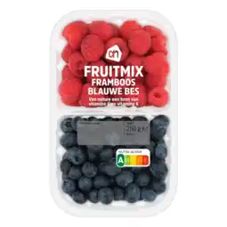 Albert Heijn AH Fruitmix framboos blauwe bes aanbieding