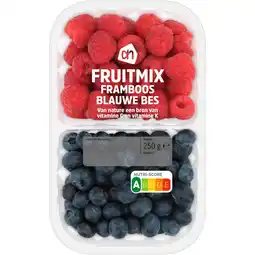Albert Heijn AH Fruitmix framboos blauwe bes aanbieding