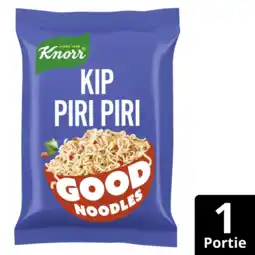 Albert Heijn Knorr Good noodles kip piri piri aanbieding