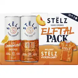 Albert Heijn Stëlz Hard drinks elftal pack & voorspelshirt aanbieding