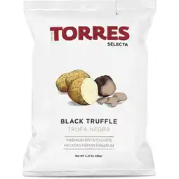 Albert Heijn Torres Premium potato chips black truffle aanbieding