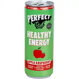 Albert Heijn Perfect Ted Matcha green tea energy apple raspberry aanbieding