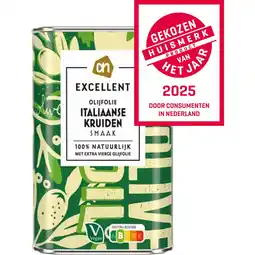 Albert Heijn AH Excellent Olijfolie Italiaanse kruiden smaak aanbieding