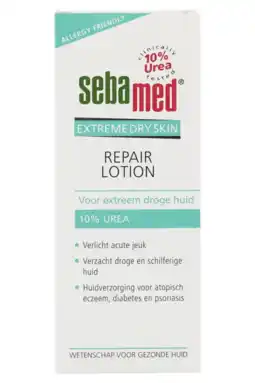 Albert Heijn Sebamed Extreme dry urea repair lotion 10% aanbieding